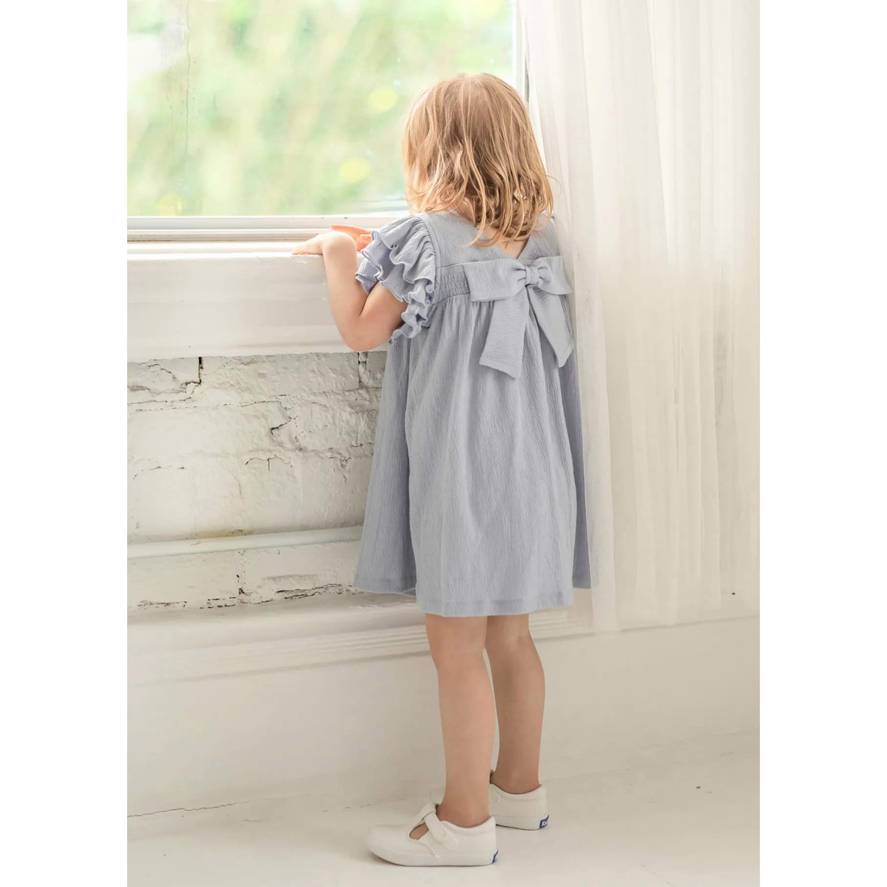 Mabel   Honey Earl Grey Textured Knit Dress