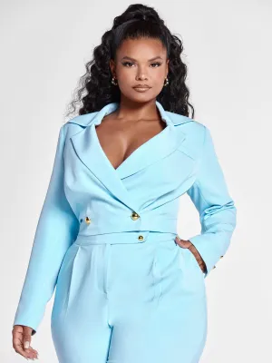 Madison Cropped Suit Blazer
