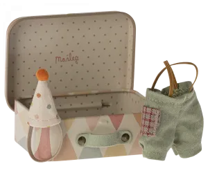 Maileg Clown Clothes in Suitcase (Little Sister/Brother)