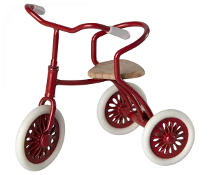 Maileg Mouse tricycle, Red