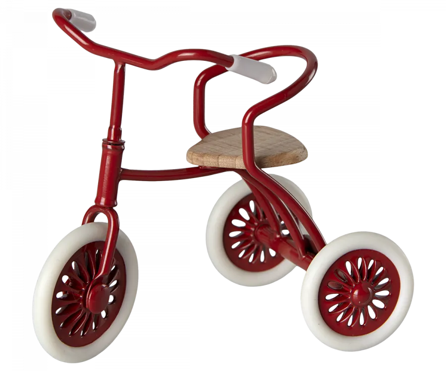 Maileg Mouse tricycle, Red
