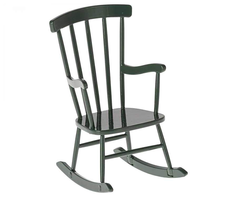Maileg Rocking Chair - Dark Green (Mouse)