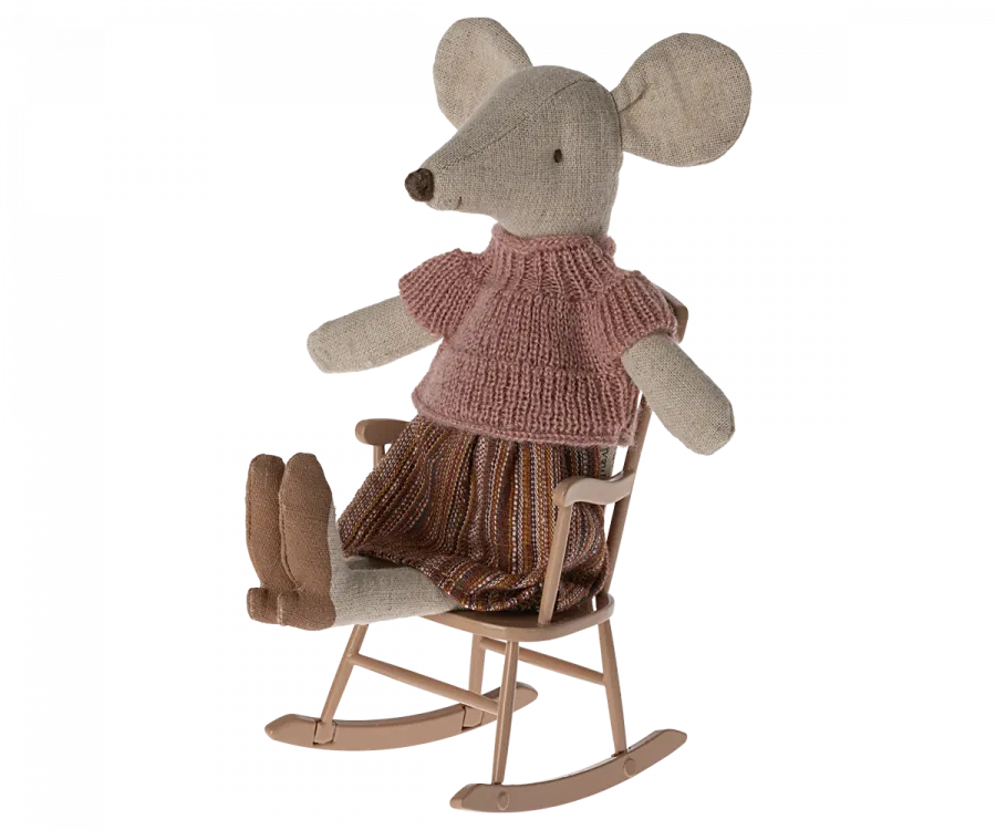 Maileg Rocking Chair - Dark Powder (Mouse)