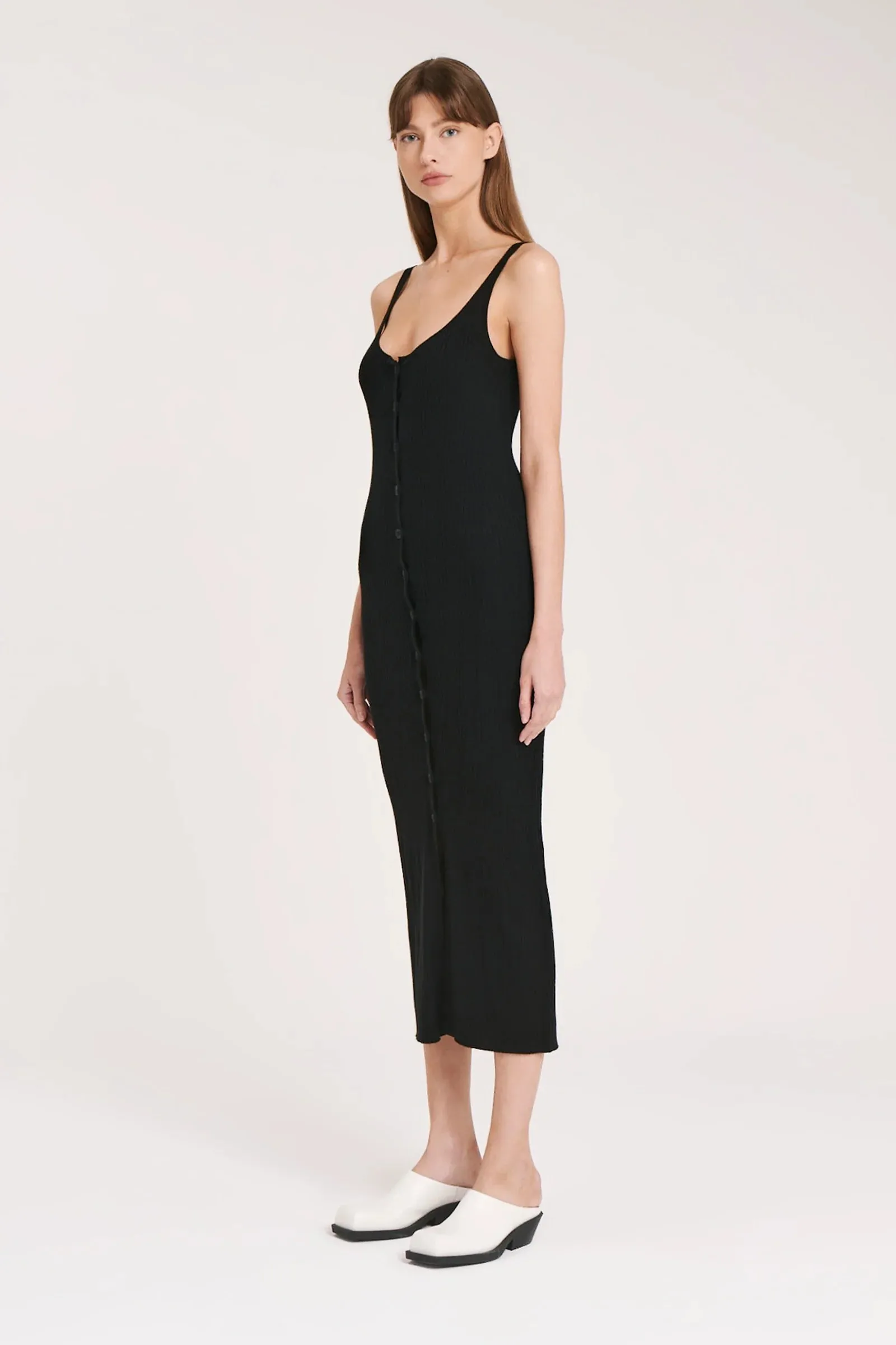 Malo Knit Dress Black