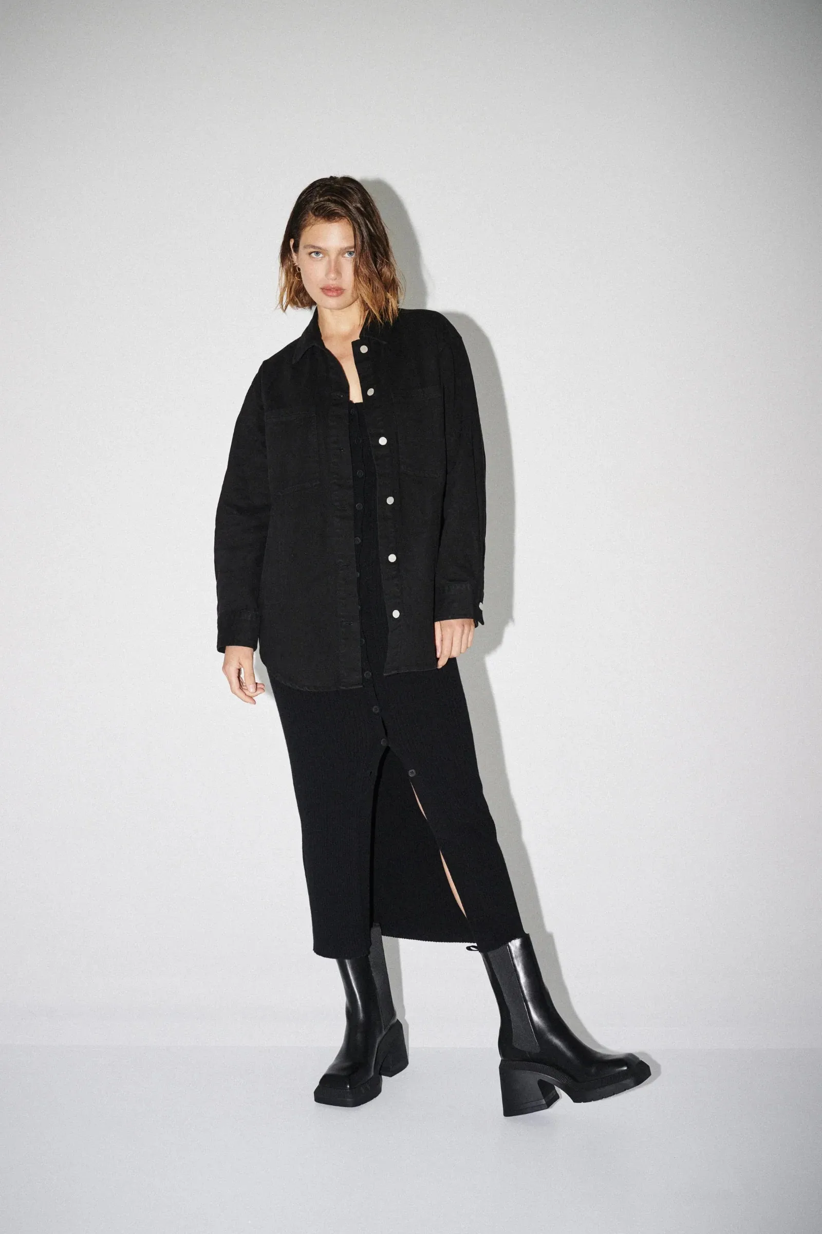 Malo Knit Dress Black