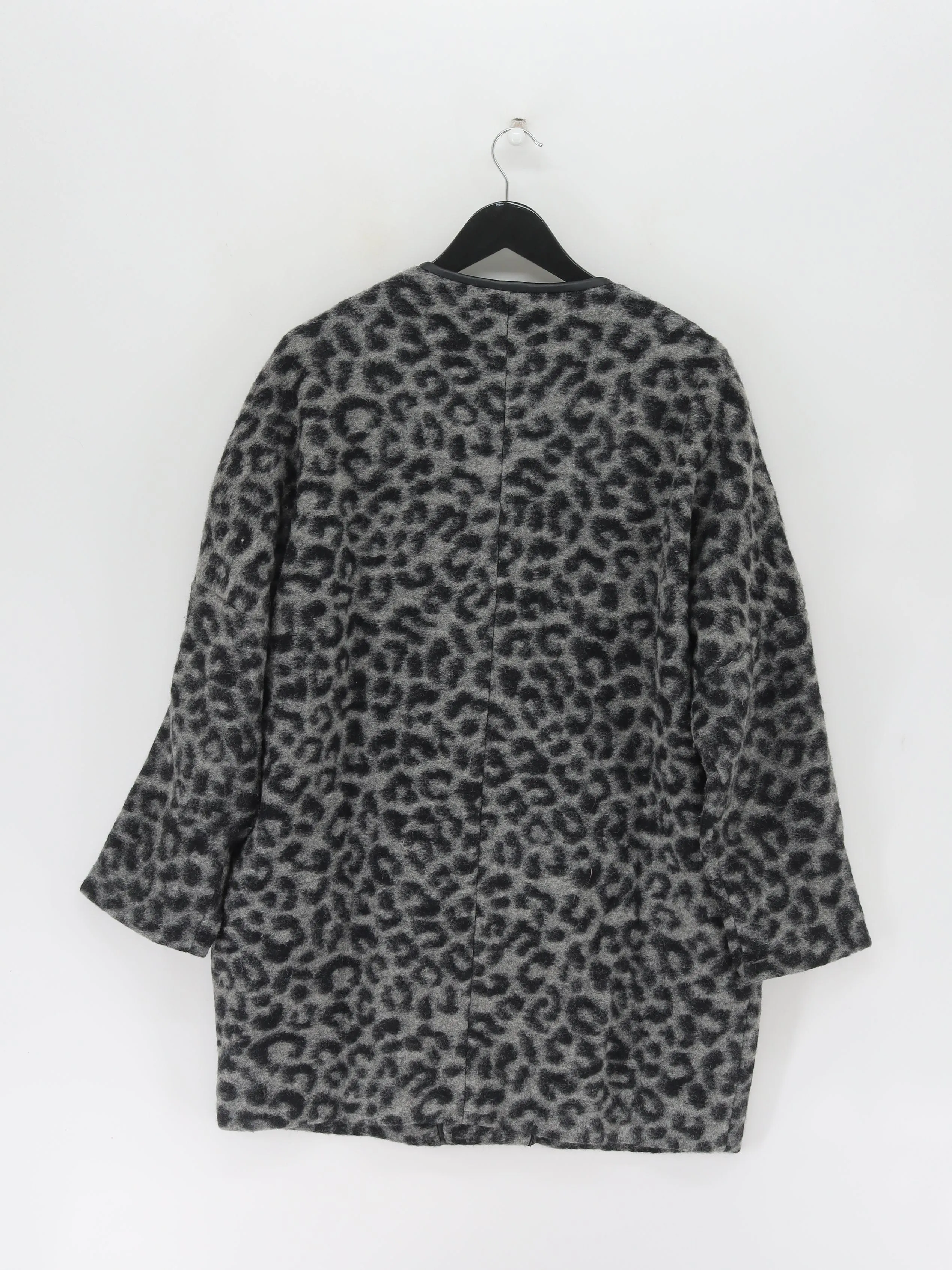 Mango Women's Coat M Multi Wool with Polyester