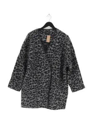 Mango Women's Coat M Multi Wool with Polyester