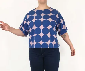 Marimekko   Uniqlo polka dot print top size XL