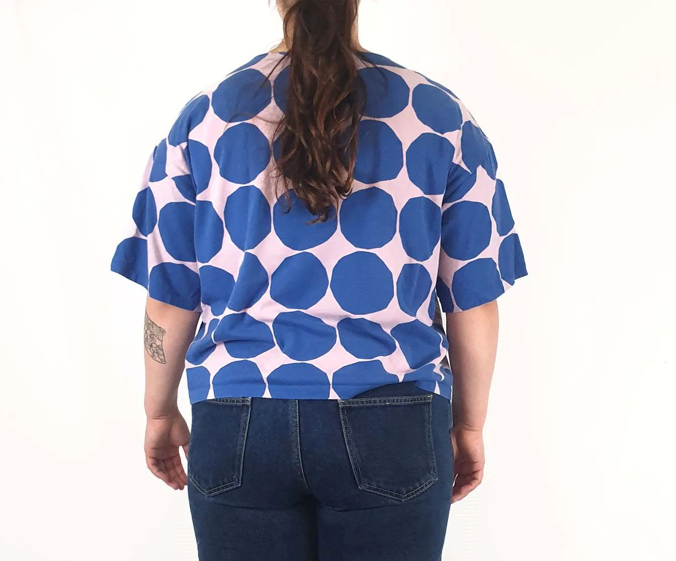 Marimekko   Uniqlo polka dot print top size XL