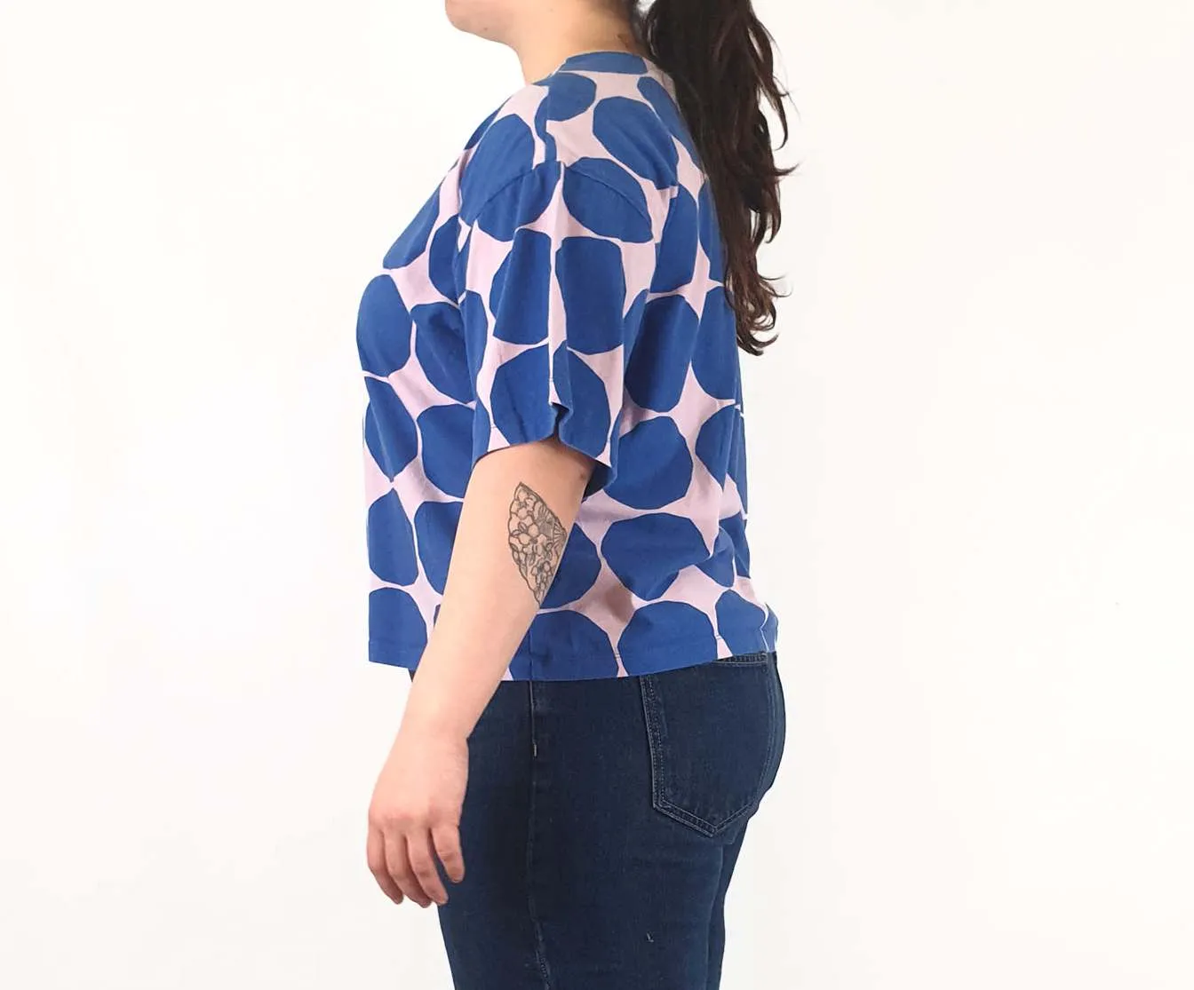Marimekko   Uniqlo polka dot print top size XL