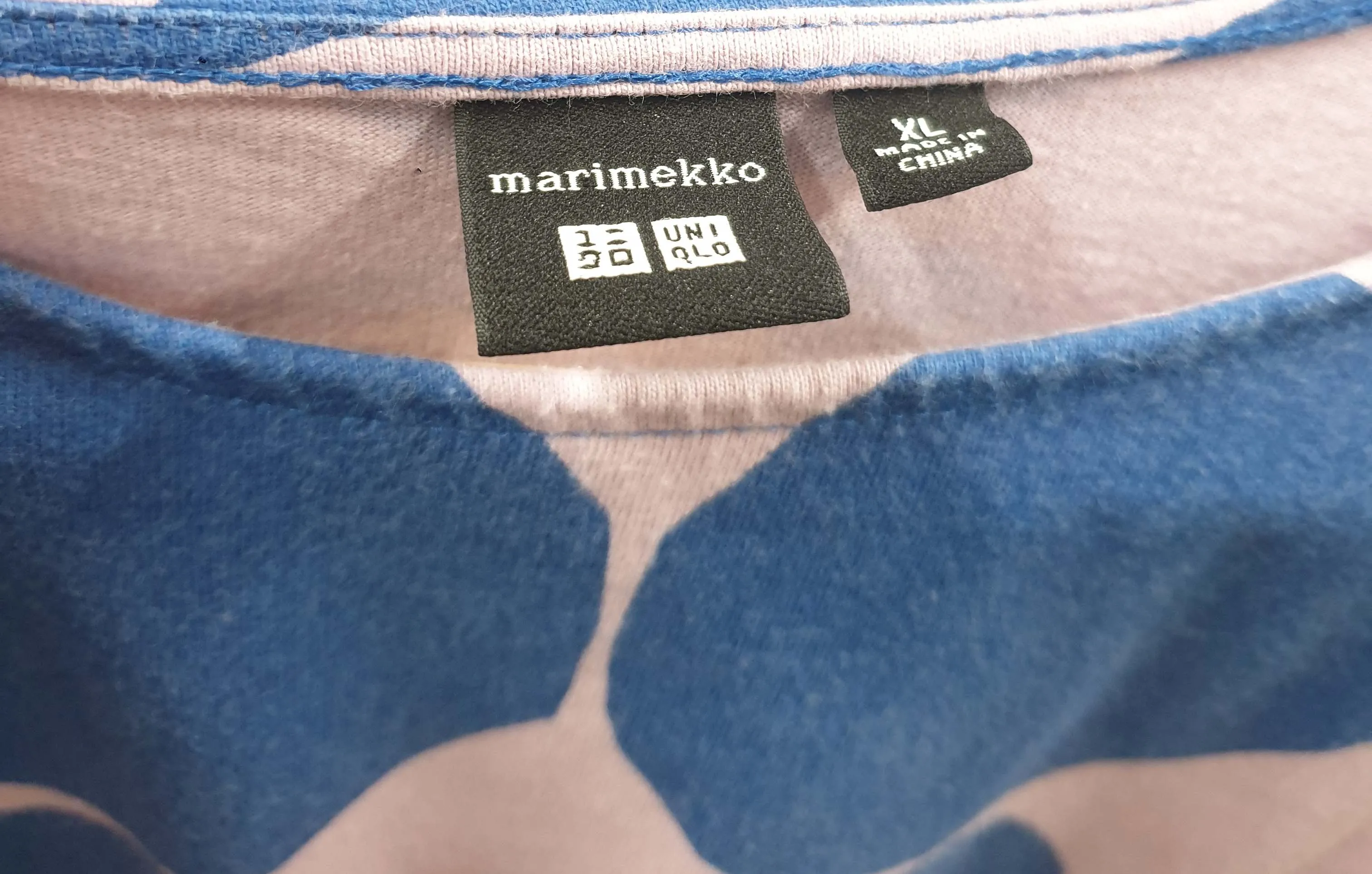 Marimekko   Uniqlo polka dot print top size XL