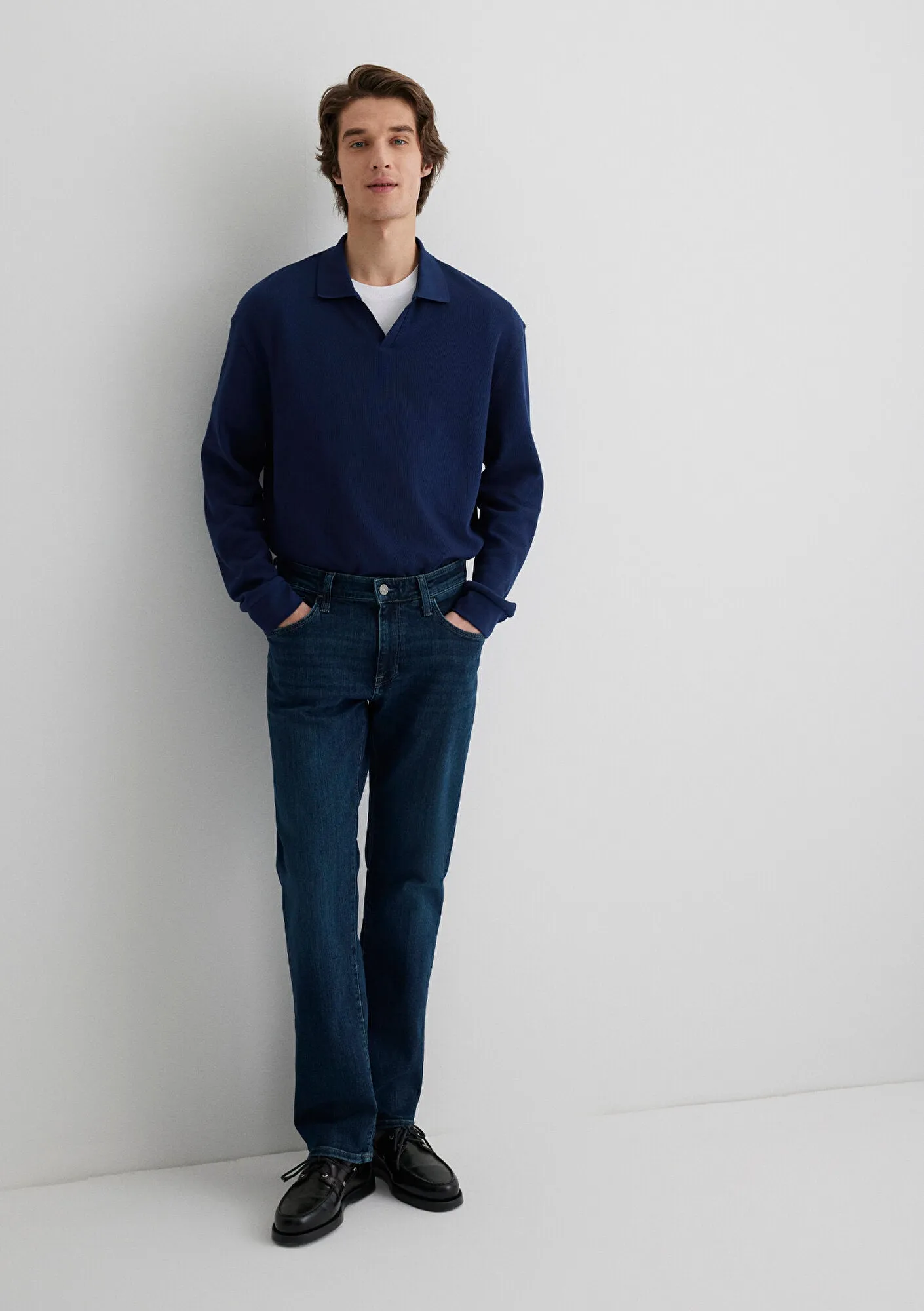 Martin Deep Brushed Mavi Premium Jean Pants