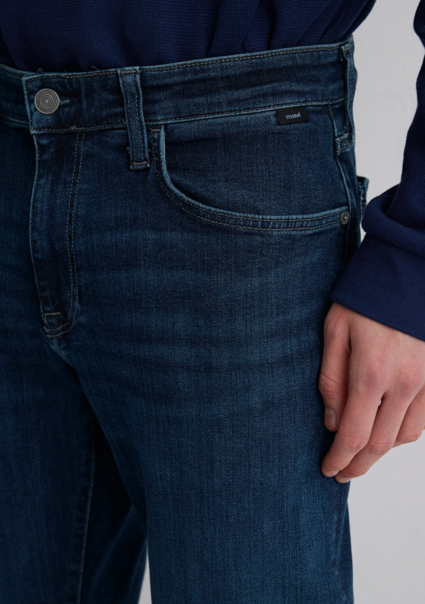 Martin Deep Brushed Mavi Premium Jean Pants