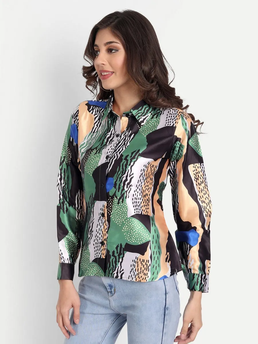 Masakali.co Tops for Women western wear abstract print