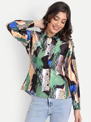 Masakali.co Tops for Women western wear abstract print