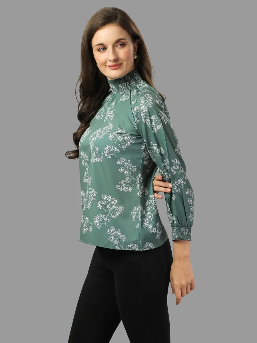 Masakali.co tops for Women western wear green