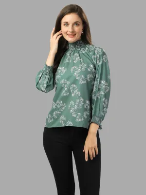 Masakali.co tops for Women western wear green