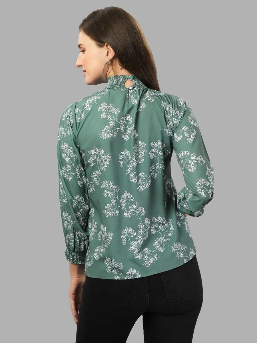 Masakali.co tops for Women western wear green
