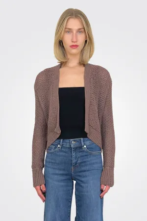 Maura Cropped Cardi - Dark Dusk