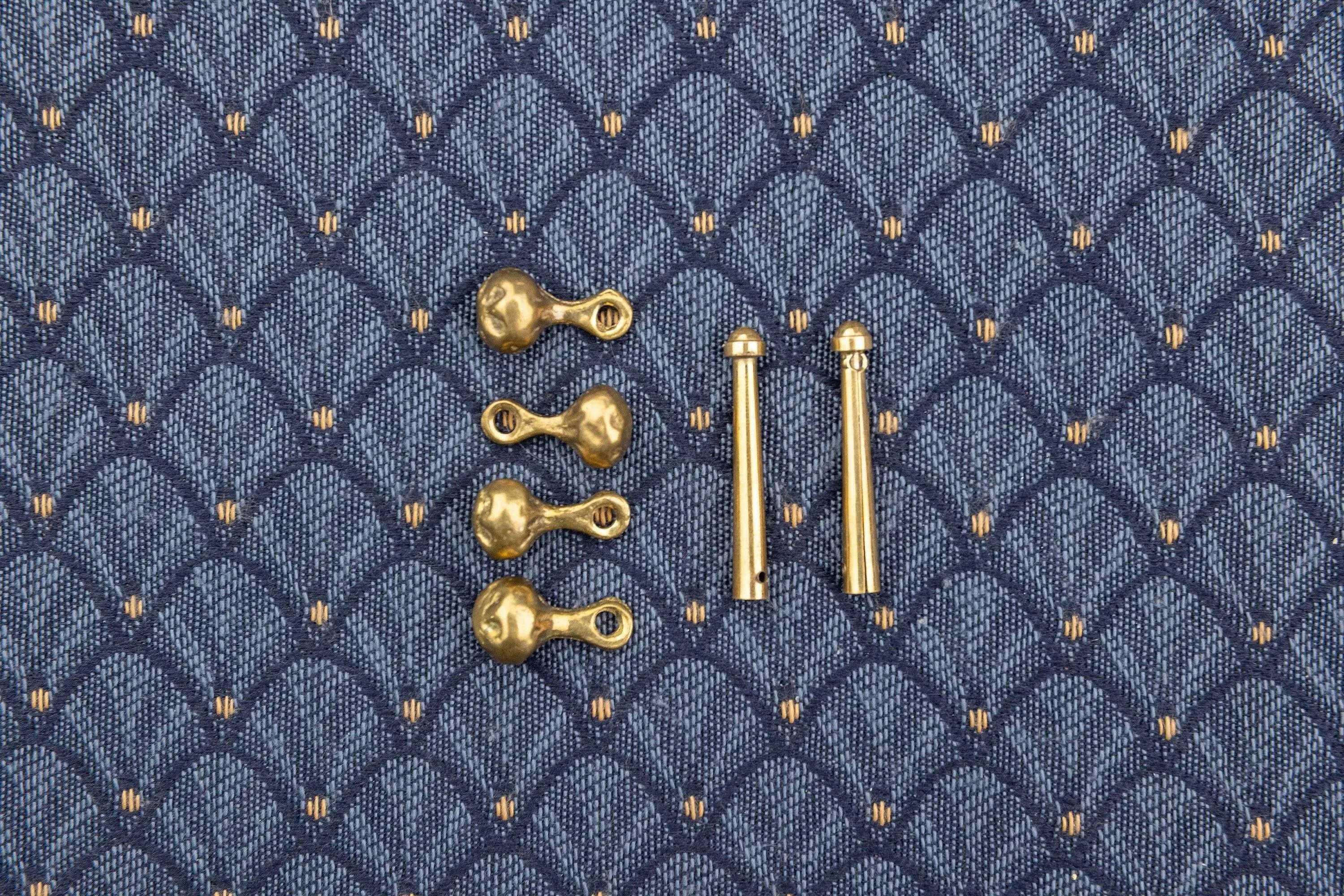 Medieval Brass Buttons (set of4)