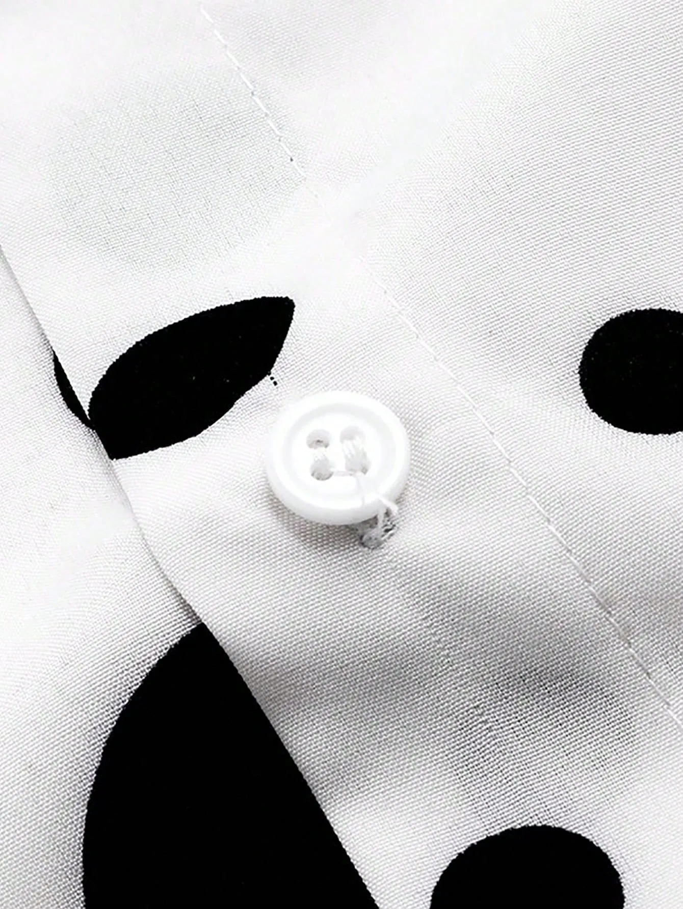 Men Polka Dot Print Shirt