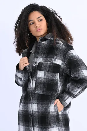 Mid-Length Woven Coat