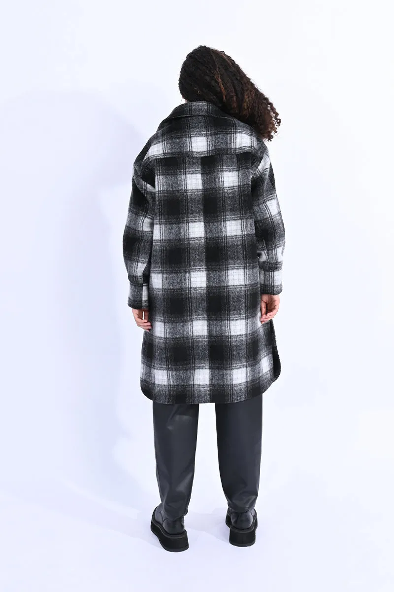 Mid-Length Woven Coat