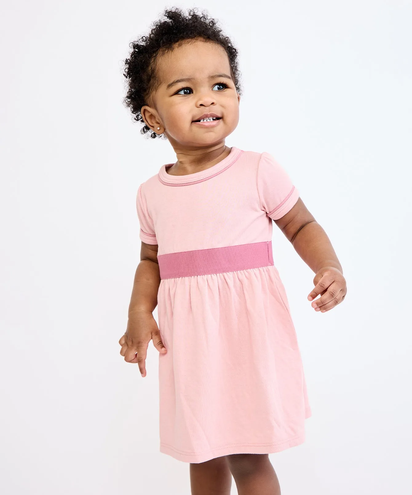 Mirren Baby Dress, Petal
