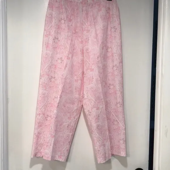 MISS ELAINE PAJAMAS 2-pc Paisley Pink NWT sz S