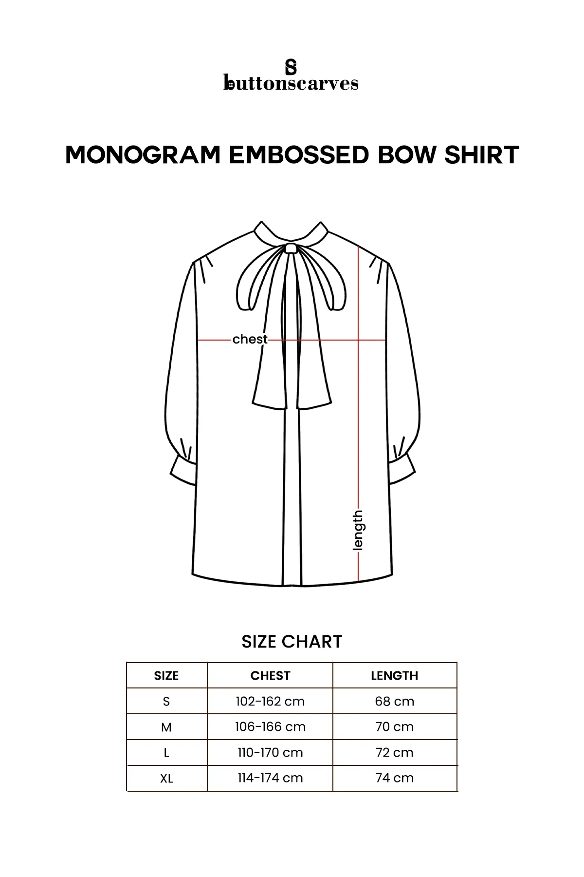 Monogram Embossed Bow Shirt - Beige