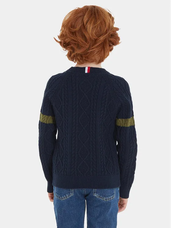 Monotype Cable Sweater
