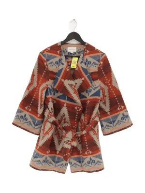 Monsoon Women's Jacket UK 16 Multi Polyester with Wool
