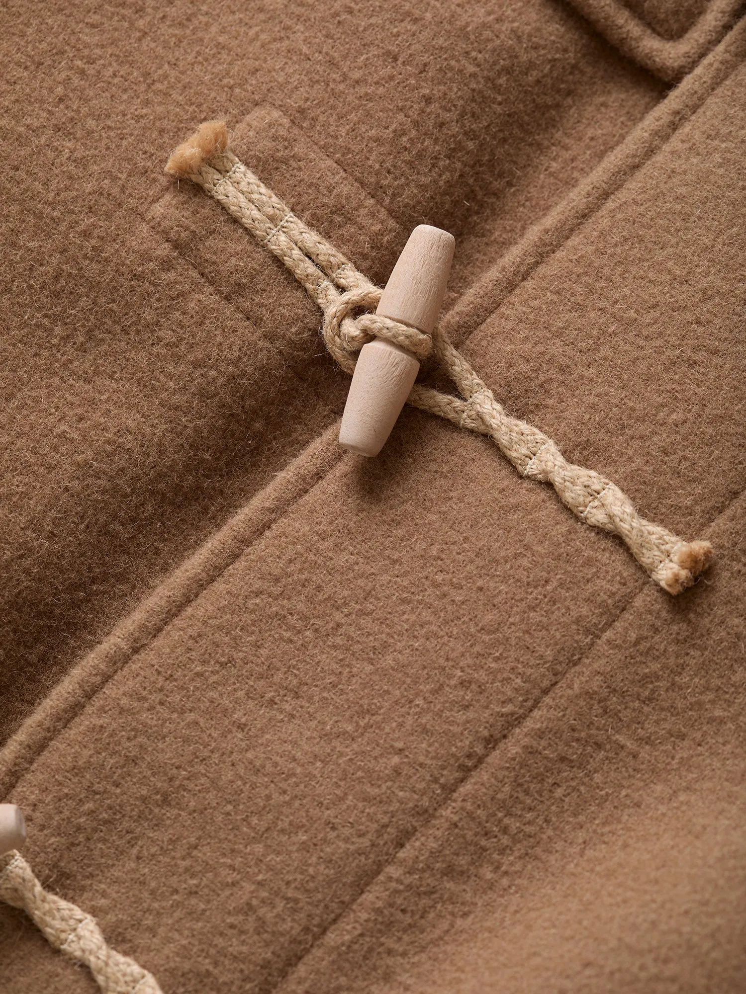 Monty Duffle Coat Camel