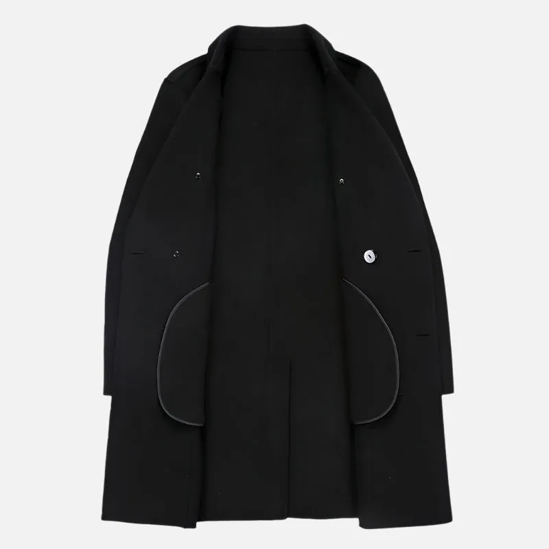 Munich Black Wool Coat