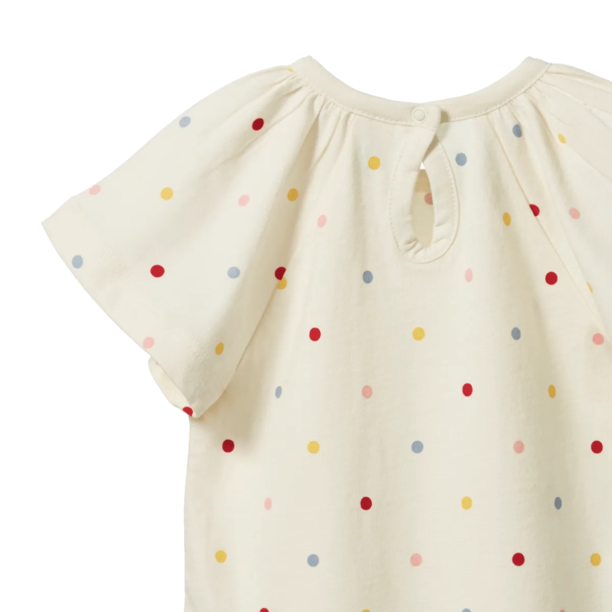 NATURE BABY FAYE TEE POLKA DOT DUSKY PRINT