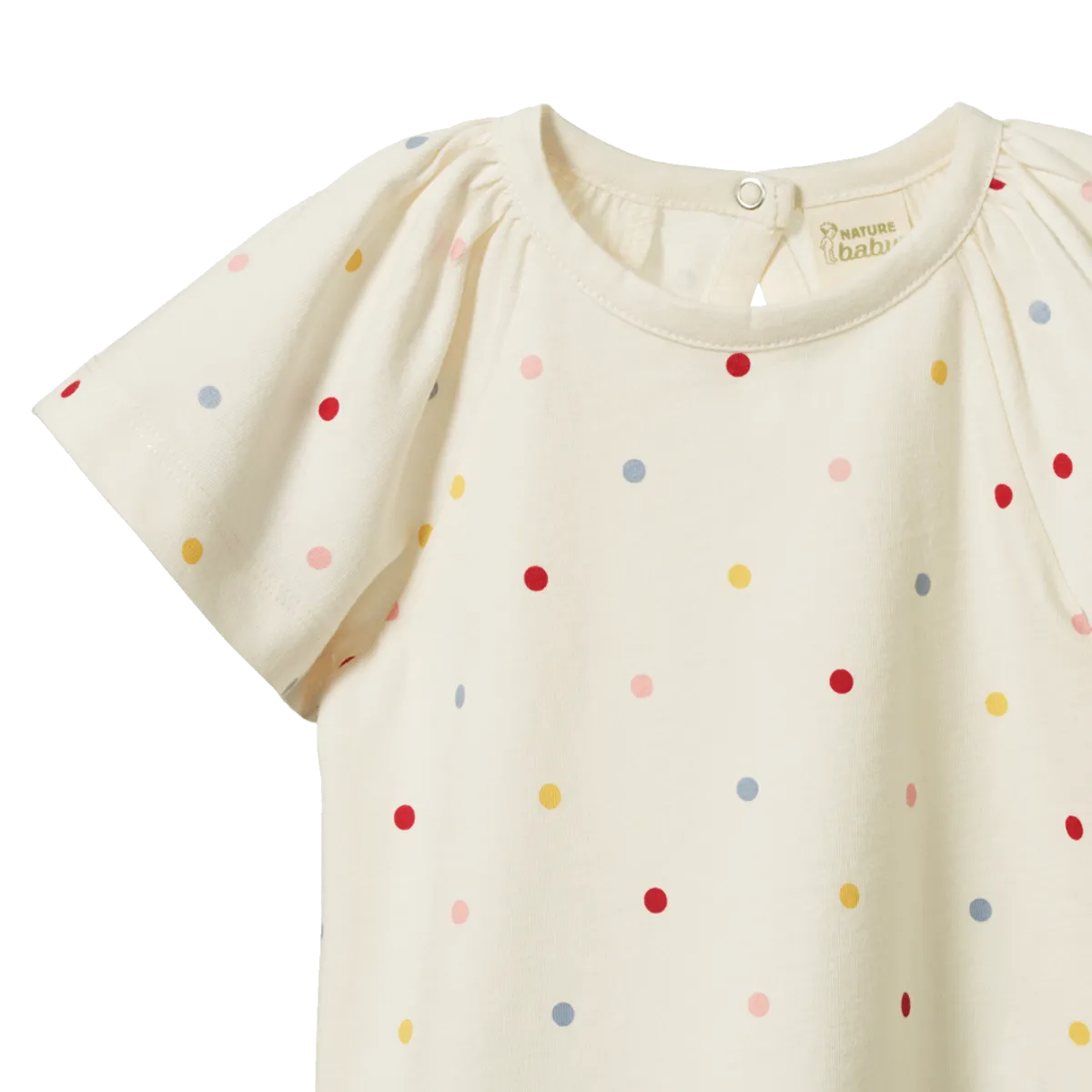 NATURE BABY FAYE TEE POLKA DOT DUSKY PRINT