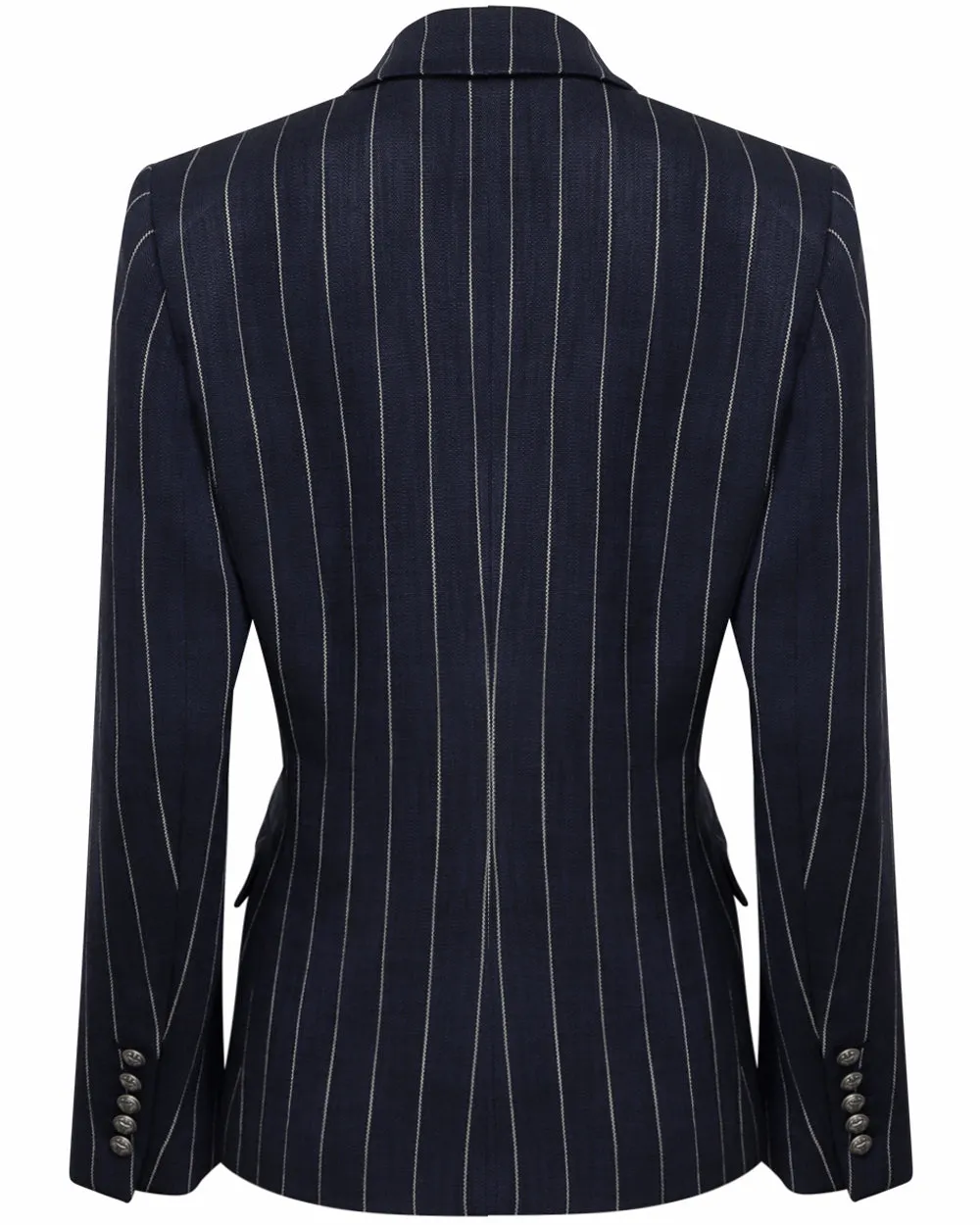 Navy Pinstripe Harris Jacket