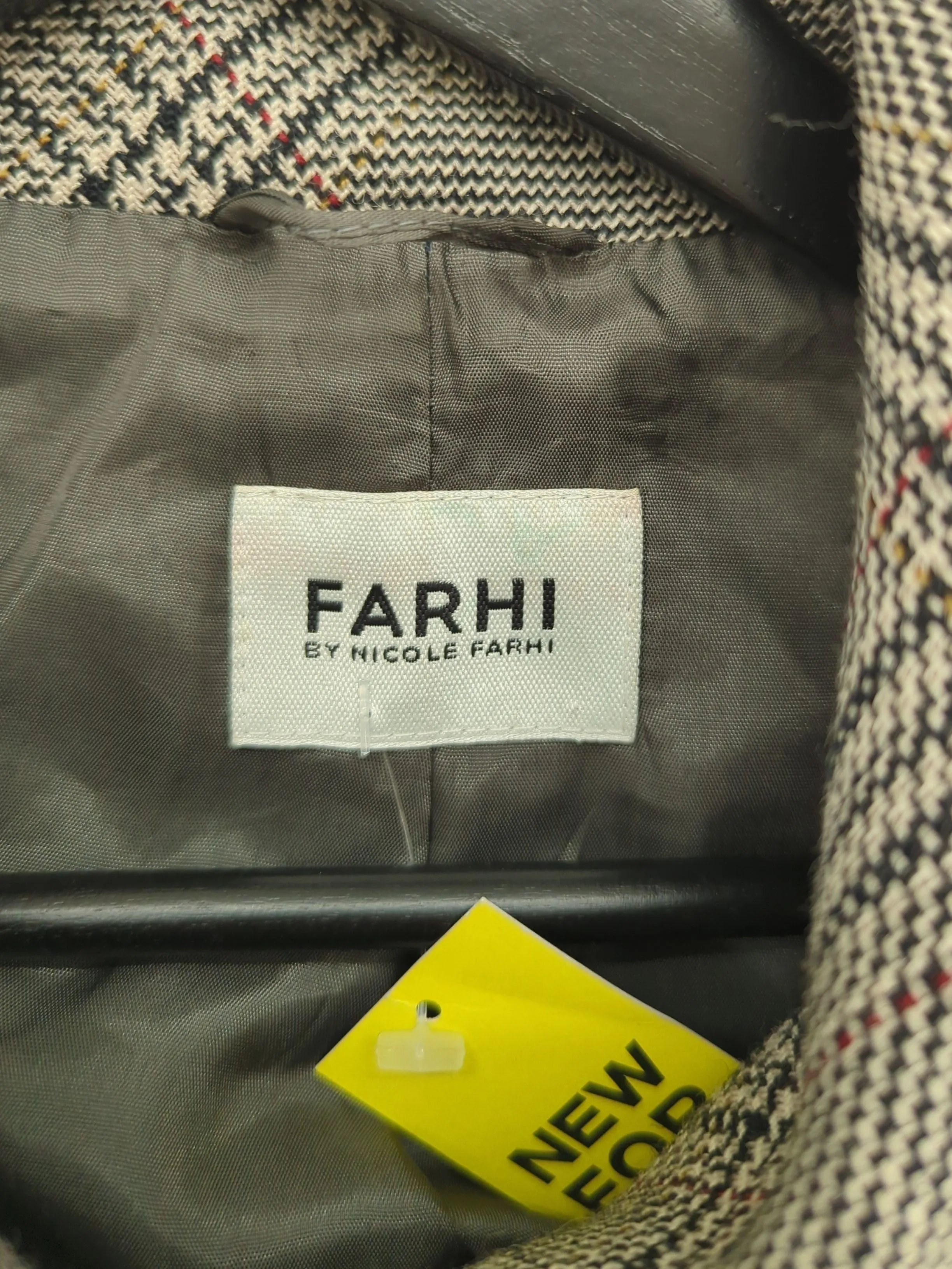 Nicole Farhi Women's Blazer UK 10 Grey 100% Wool