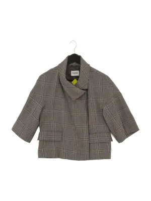 Nicole Farhi Women's Blazer UK 10 Grey 100% Wool