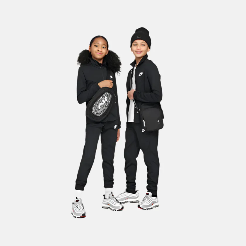 Nike Sportswear Big Kids Tracksuit -Black/White