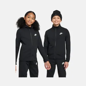 Nike Sportswear Big Kids Tracksuit -Black/White