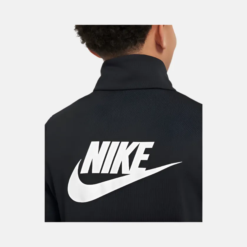 Nike Sportswear Big Kids Tracksuit -Black/White