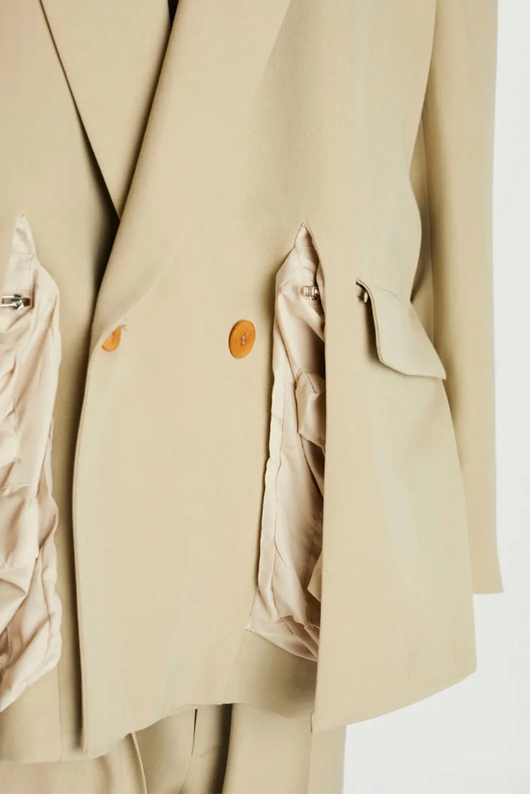Nomad Doppiopetto Ballerina Beige Blazer