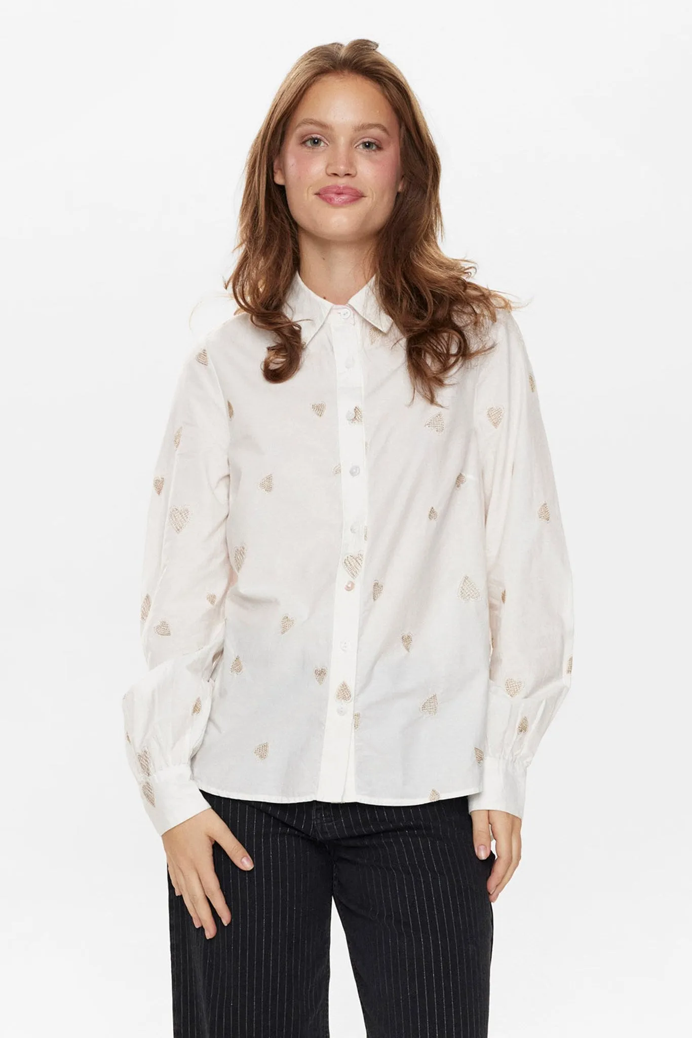 NUHONEY SHIRT W/O BOW - Cloud Dancer