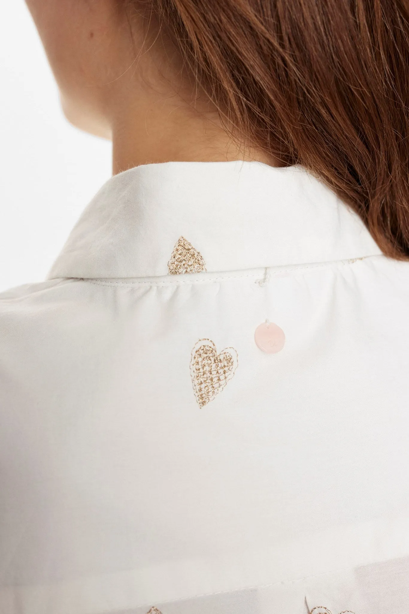 NUHONEY SHIRT W/O BOW - Cloud Dancer