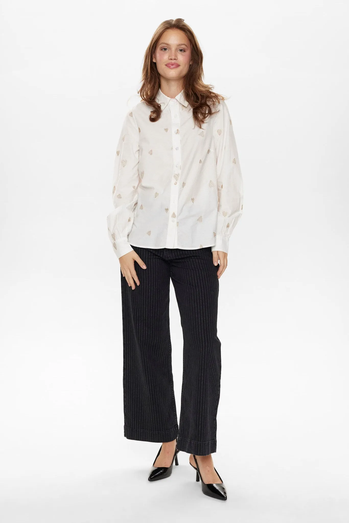 NUHONEY SHIRT W/O BOW - Cloud Dancer