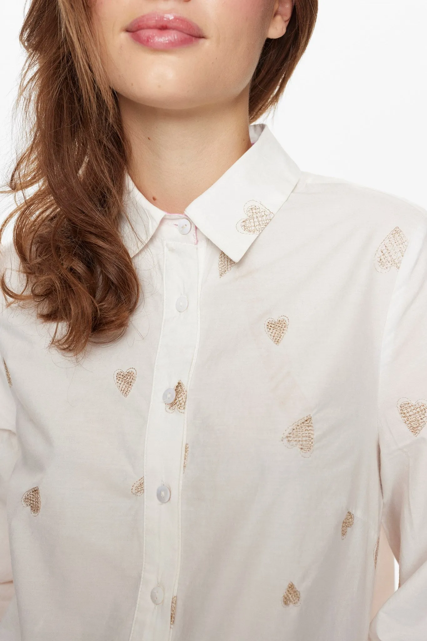 NUHONEY SHIRT W/O BOW - Cloud Dancer