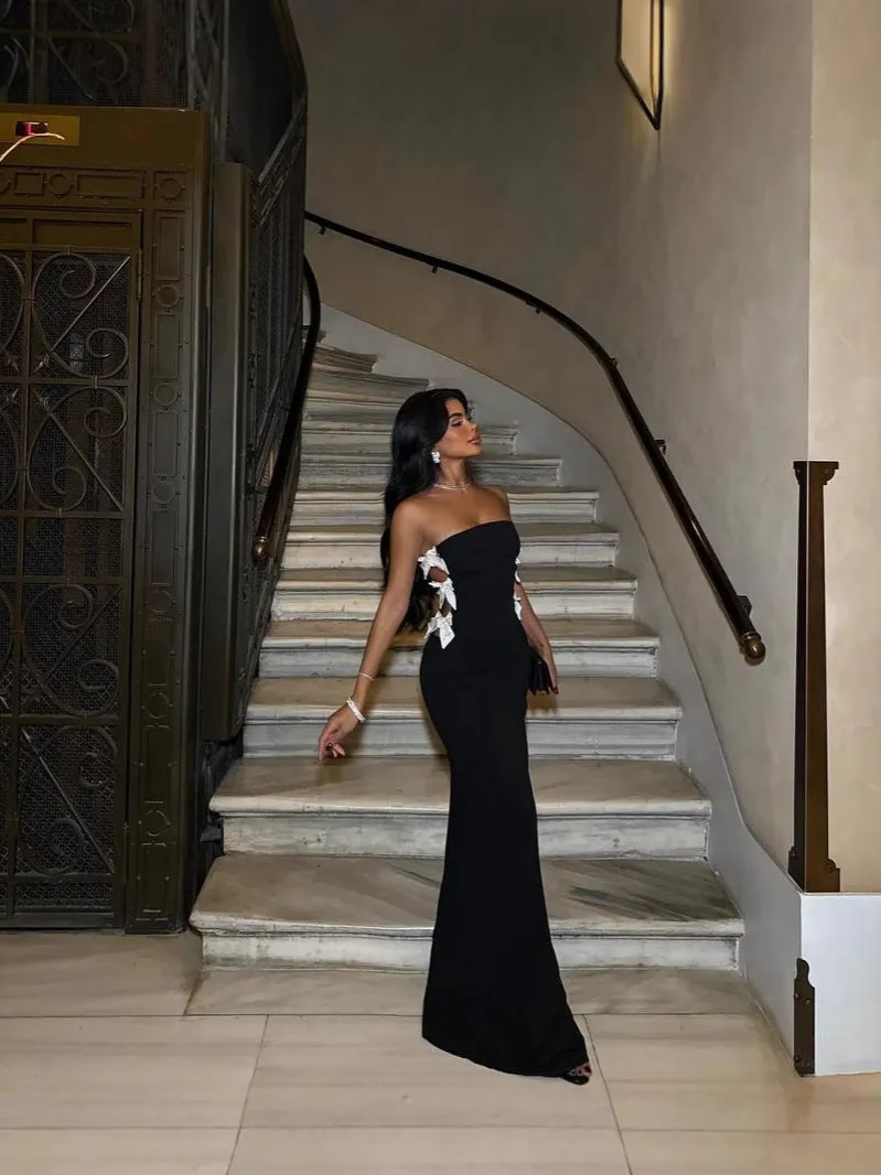 Off-Shoulder Bow Tie Dress