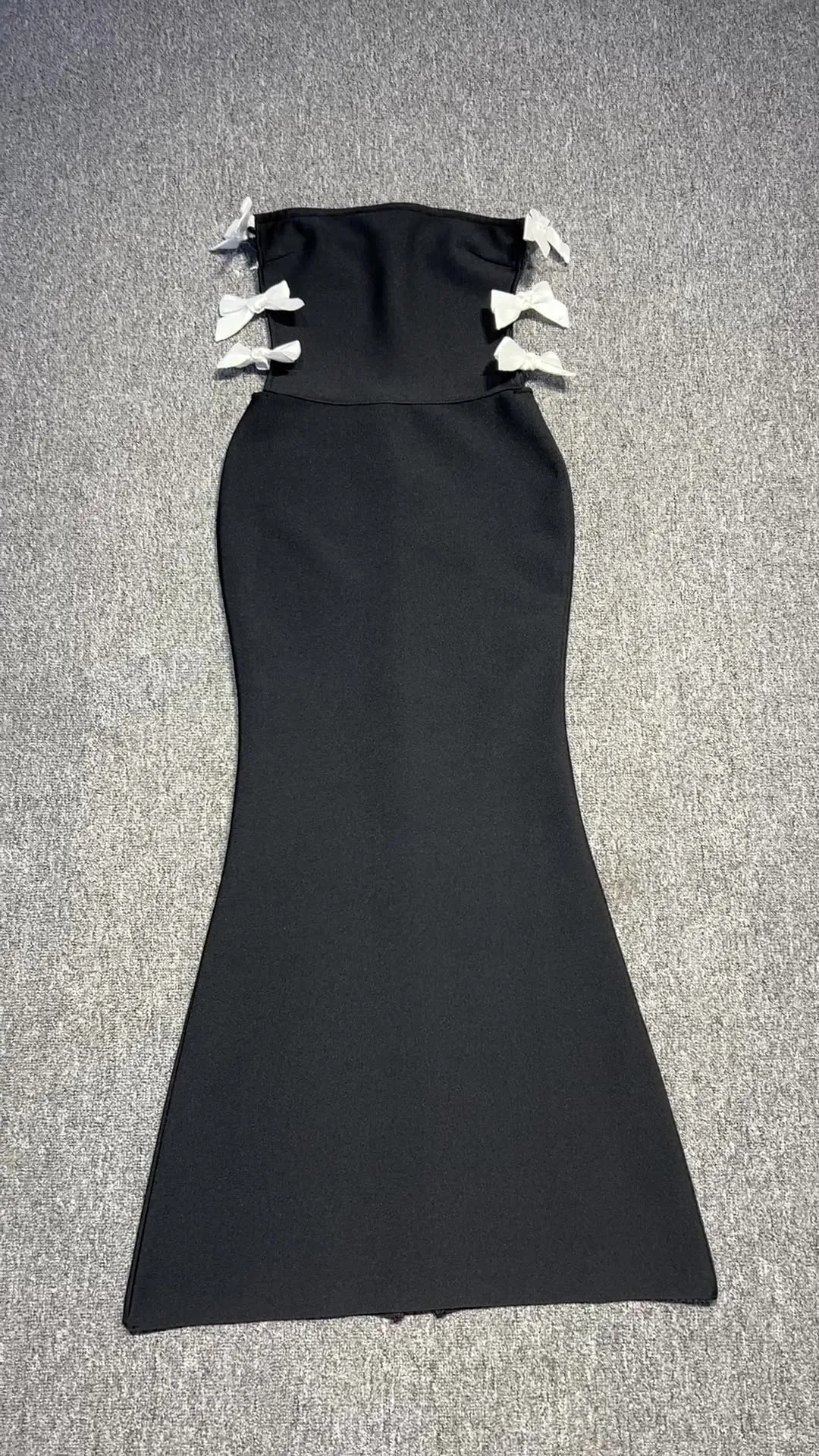 Off-Shoulder Bow Tie Dress