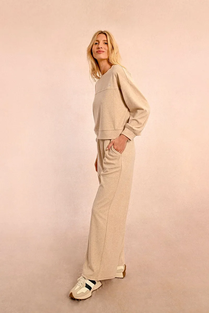 OVERSIZED CROPPED SWEATSHIRT